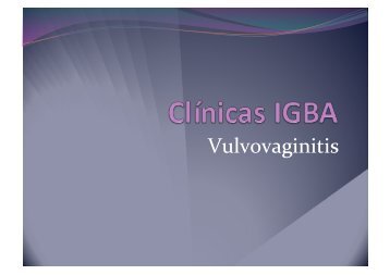Vulvovaginitis - IGBA