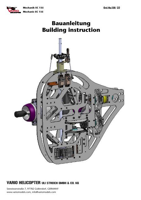 Mechanik - Vario Helicopter