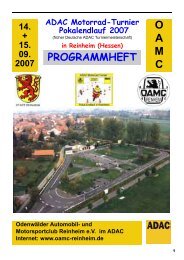 Programmheft zum Bundesendlauf - OAMC Reinheim