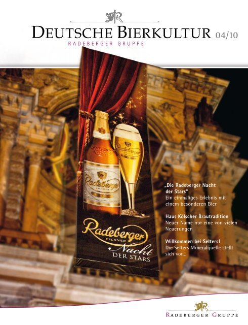 Deutsche Bierkultur 04 10 Radeberger Gruppe Kg