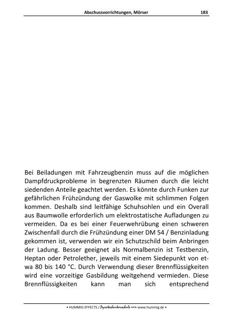 Lehrbuch zum Sonderlehrgang Pyrotechnik - Pyrotechnikerschule ...