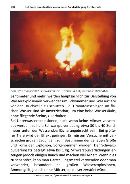 Lehrbuch zum Sonderlehrgang Pyrotechnik - Pyrotechnikerschule ...