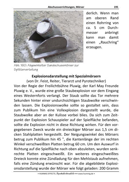 Lehrbuch zum Sonderlehrgang Pyrotechnik - Pyrotechnikerschule ...