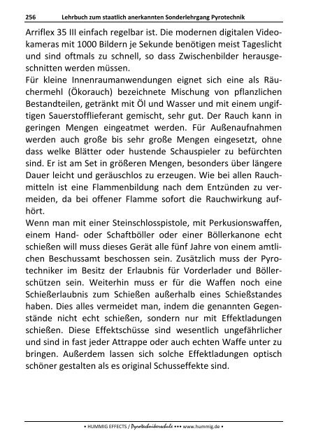 Lehrbuch zum Sonderlehrgang Pyrotechnik - Pyrotechnikerschule ...