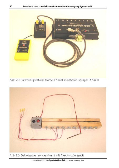 Lehrbuch zum Sonderlehrgang Pyrotechnik - Pyrotechnikerschule ...