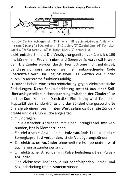 Lehrbuch zum Sonderlehrgang Pyrotechnik - Pyrotechnikerschule ...