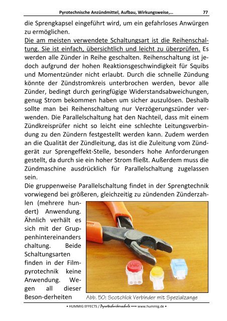 Lehrbuch zum Sonderlehrgang Pyrotechnik - Pyrotechnikerschule ...