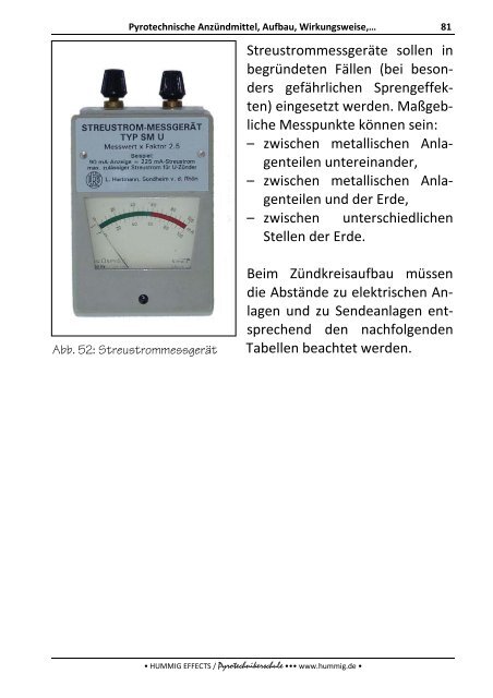 Lehrbuch zum Sonderlehrgang Pyrotechnik - Pyrotechnikerschule ...