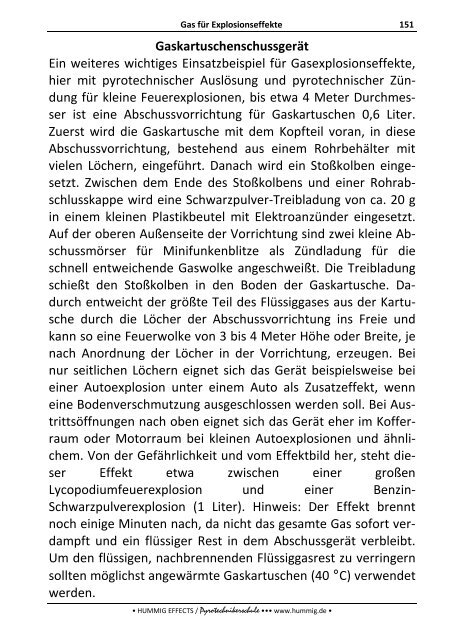 Lehrbuch zum Sonderlehrgang Pyrotechnik - Pyrotechnikerschule ...