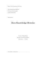 Zero-Knowledge-Beweise - Sapientia