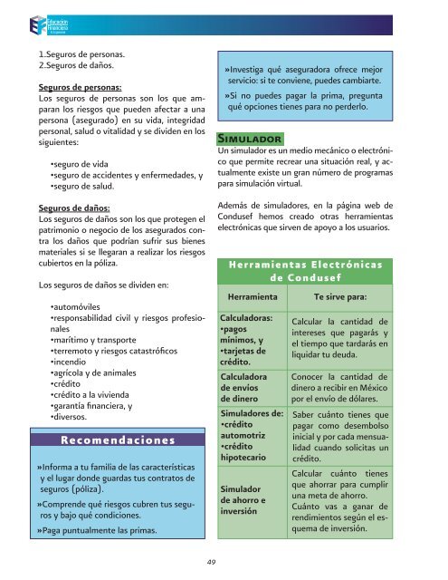 ABC de educaciÃ³n Financiera - Condusef