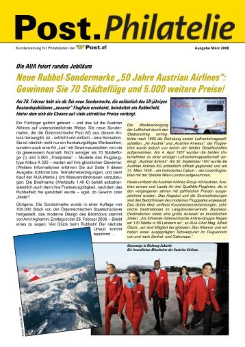 50 Jahre Austrian Airlines - Ã–sterreichische Post AG