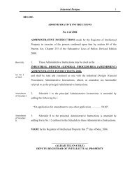 (amendment) administrative instructions (no. 6. of 2006) - Belize ...