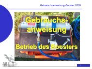 Gebrauchsanweisung Booster 2009 - WLT