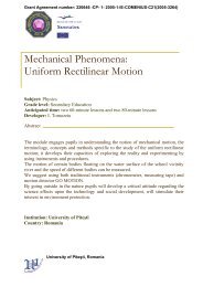 Mechanical Phenomena: Uniform Rectilinear Motion - OutLab.ie