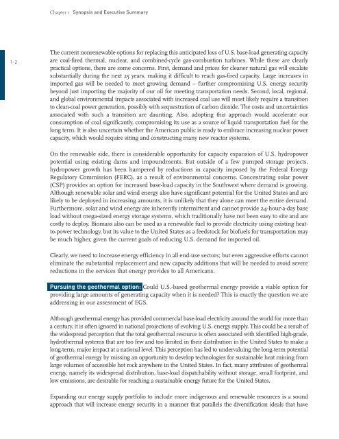 The Future of Geothermal Energy Ã¢Â€Â“ Impact of Enhanced ... - EERE