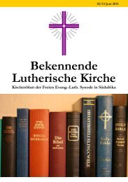 Bekennende Lutherische Kirche - Felsisa