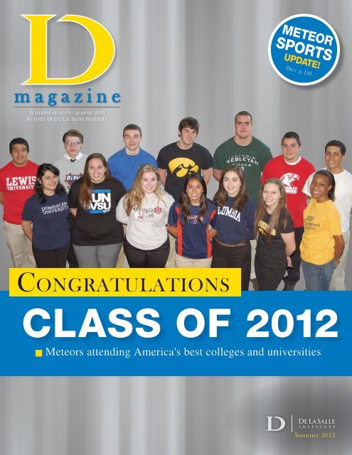 Summer 2012 Issue - De La Salle Institute