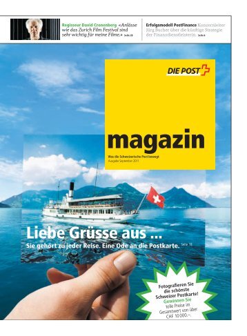 magazin, Ausgabe September 2011 - Postauto