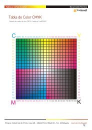 Carta de colores CMYK - Referencia.cdr