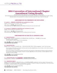 the 2011 Convention of International Chapter ... - PEO International