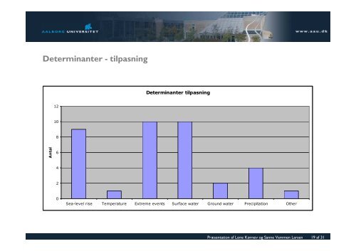 KlimaÃ¦ndringer, planlÃ¦gning og miljÃ¸vurdering af Prof. Lone ...