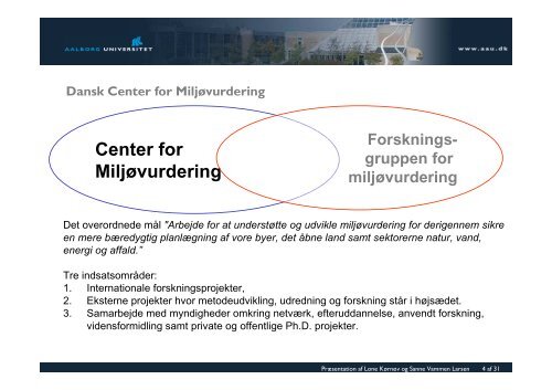 KlimaÃ¦ndringer, planlÃ¦gning og miljÃ¸vurdering af Prof. Lone ...