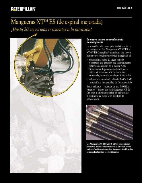 Mangueras CAT XT ES. - Venequip