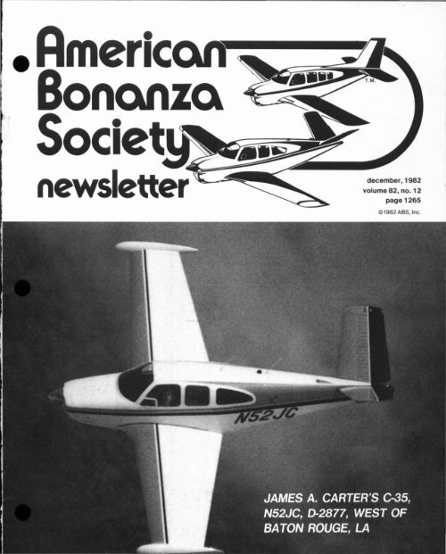 December 1982 - American Bonanza Society