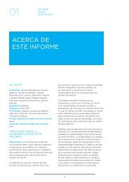 ACerCA de este Informe - Informe Anual 2011 - Sanitas