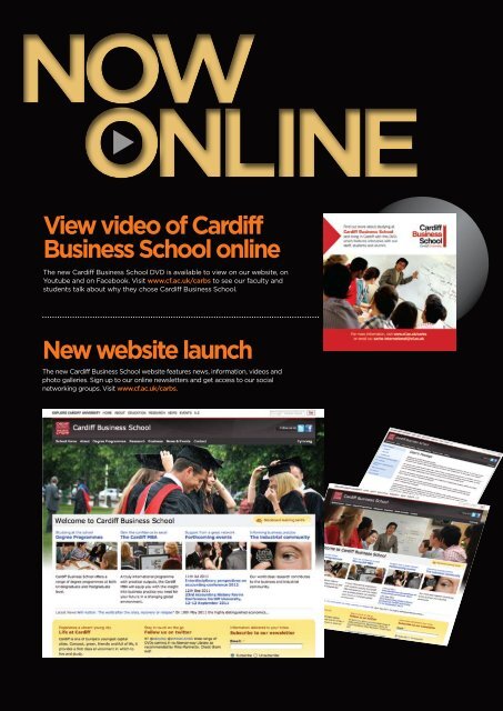 Issue 12 (Summer 2011) - Cardiff Business School - Cardiff University