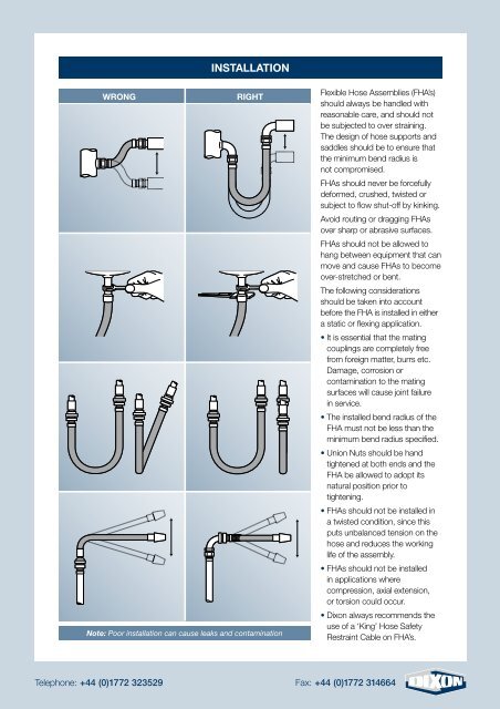 Flexible Hose Assembly Installation, Maintenance & Safety Guidelines
