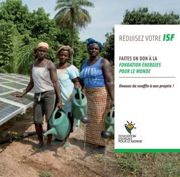 Brochure ISF - Energies Renouvelables