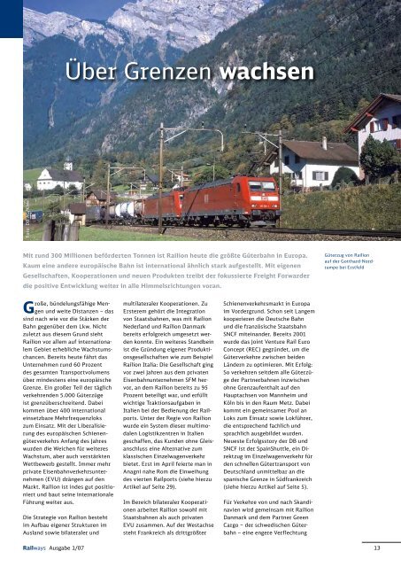 PDF herunterladen - DB Schenker Rail