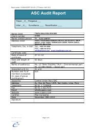 Final report - Aquaculture Stewardship Council