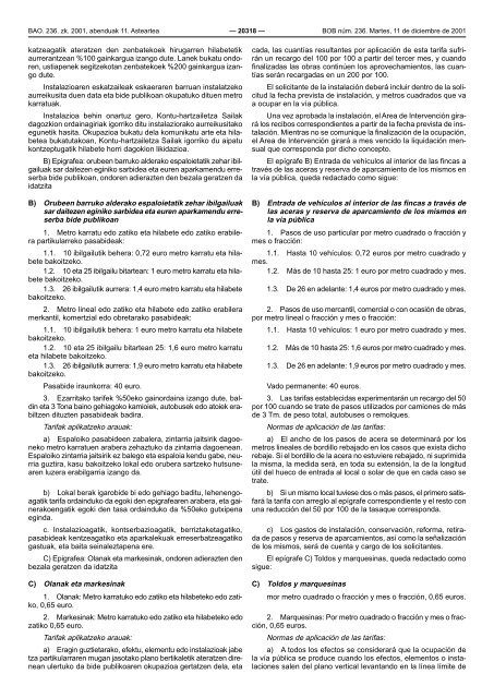 VehÃ­culos de tracciÃ³n mecÃ¡nica > ModificaciÃ³n 2001 - Arrieta