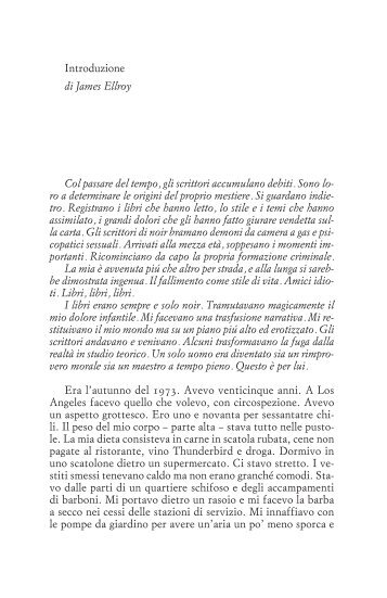 Introduzione di James Ellroy Col passare del tempo, gli ... - Einaudi