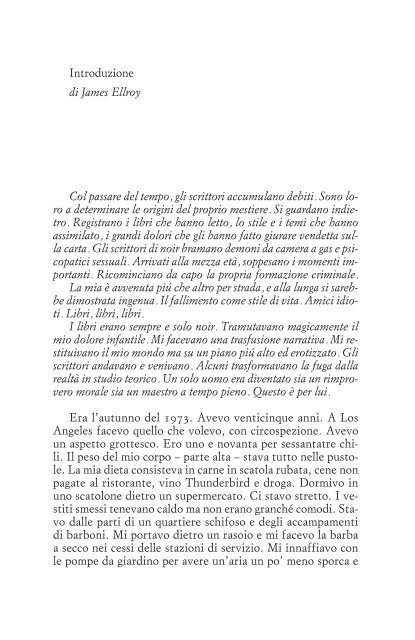 Introduzione di James Ellroy Col passare del tempo, gli ... - Einaudi