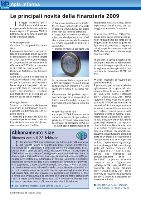 Recensione Apla-Parma