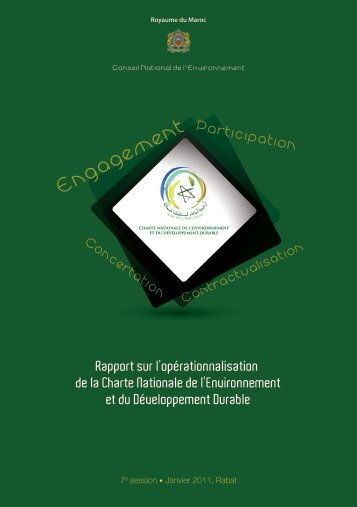 Rapport opÃ©rationnalisation charte - DÃ©partement de l'environnement