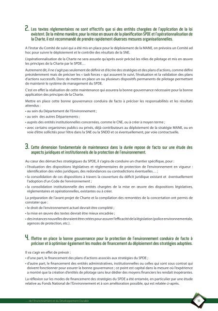 Rapport opÃ©rationnalisation charte - DÃ©partement de l'environnement