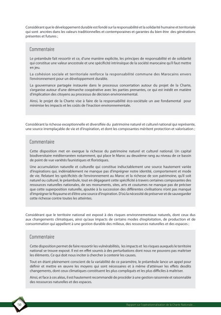 Rapport opÃ©rationnalisation charte - DÃ©partement de l'environnement