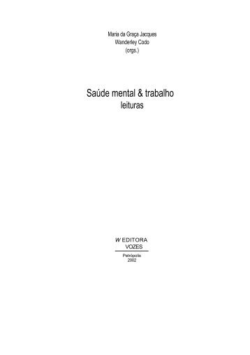 PsicodinÃ¢mica do trabalho - Ãlvaro Merlo - SaÃºde e Trabalho Online