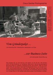 Vom Gründerpaket ... ...zur Business-Suite - Claus Gretter