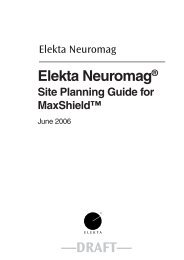 Elekta NeuromagÂ® Site Planning Guide for MaxShield - Psychology