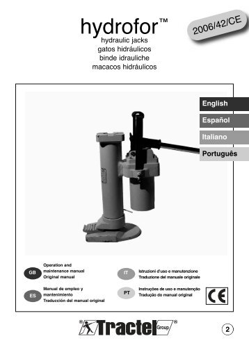 HYDROFOR G2 ind 03.qxd:HYDROFOR.G1V - Tractel