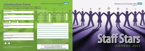 attached nomination form - Maidstone and Tunbridge Wells NHS Trust