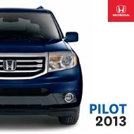 Honda Pilot 2013 FR.pdf - Honda Canada