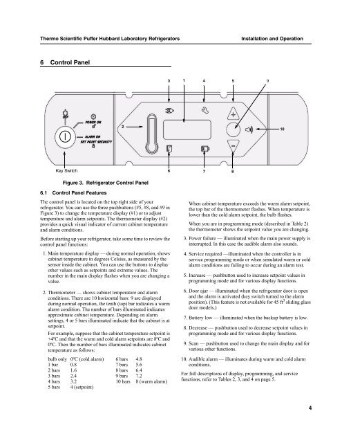 Puffer Hubbard Lab Refrigerators Manual-FC-LR-RX - LABRepCo