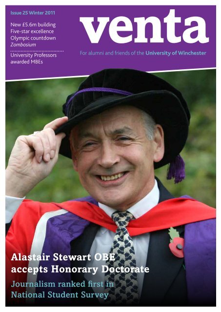 Alastair Stewart OBE accepts Honorary Doctorate - University of ...